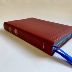 Allan NASB Readers Edition Red Goatskin, Silver Line Bible