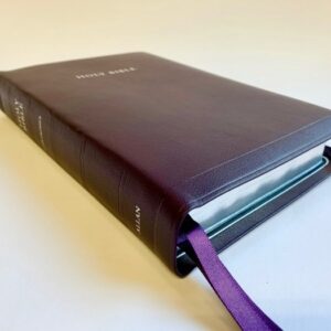 Allan KJV 52 Longprimer Bible, Purple Meriva Calfskin