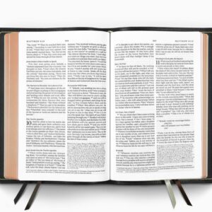 Crossway ESV Heirloom Bible, Omega Edition, Black Goatskin