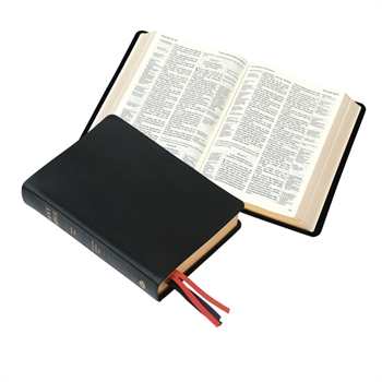 TBS KJV Westminster Reference Bible with Metrical Psalms, Black Calfskin