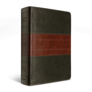 Crossway ESV Study Bible  (TruTone®, Forest/Tan, Trail Design)