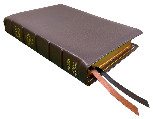 Lockman NASB 2020 Prime Reference Bible- Brown Goatskin