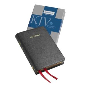 Cambridge KJV Cameo Ref. Edition Bible, Black Goatskin