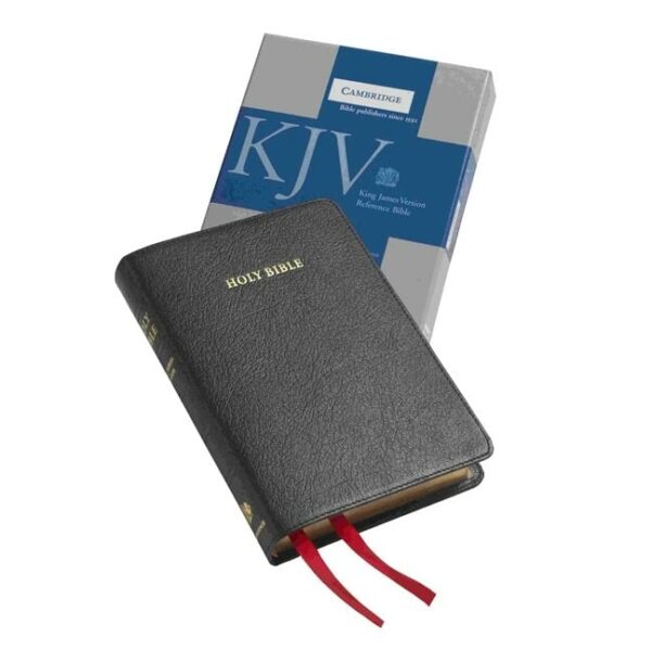 Cambridge KJV Cameo Ref. Edition Bible, Black Goatskin ...