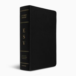 Crossway ESV Study Bible (Genuine Leather, Black)