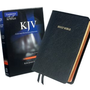 Cambridge KJV Concord Reference Bible, Black Goatskin – RED Letter