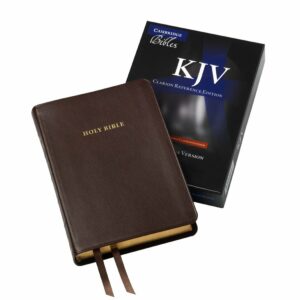 Cambridge KJV Clarion Reference Bible, Brown Calfskin