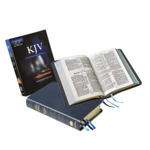 Cambridge KJV Cameo Reference Edition, Blue Goatskin Leather, Red-letter Text Bible