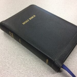 Allan KJV 103 Ruby Reference Edition, Black Natural Grain Goatskin Bible