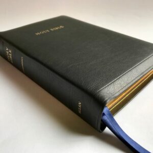 Allan KJV 52 Longprimer Bible, Black Meriva Calfskin Bible