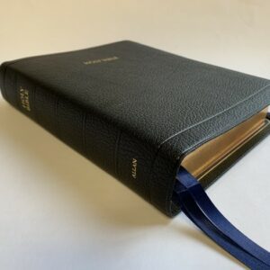 Allan KJV Brevier Clarendon Wide Margin, Black Goatskin Bible