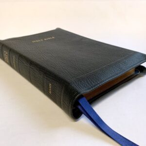 Allan KJV 63 Longprimer Sovereign, Black Highland Goatskin Bible