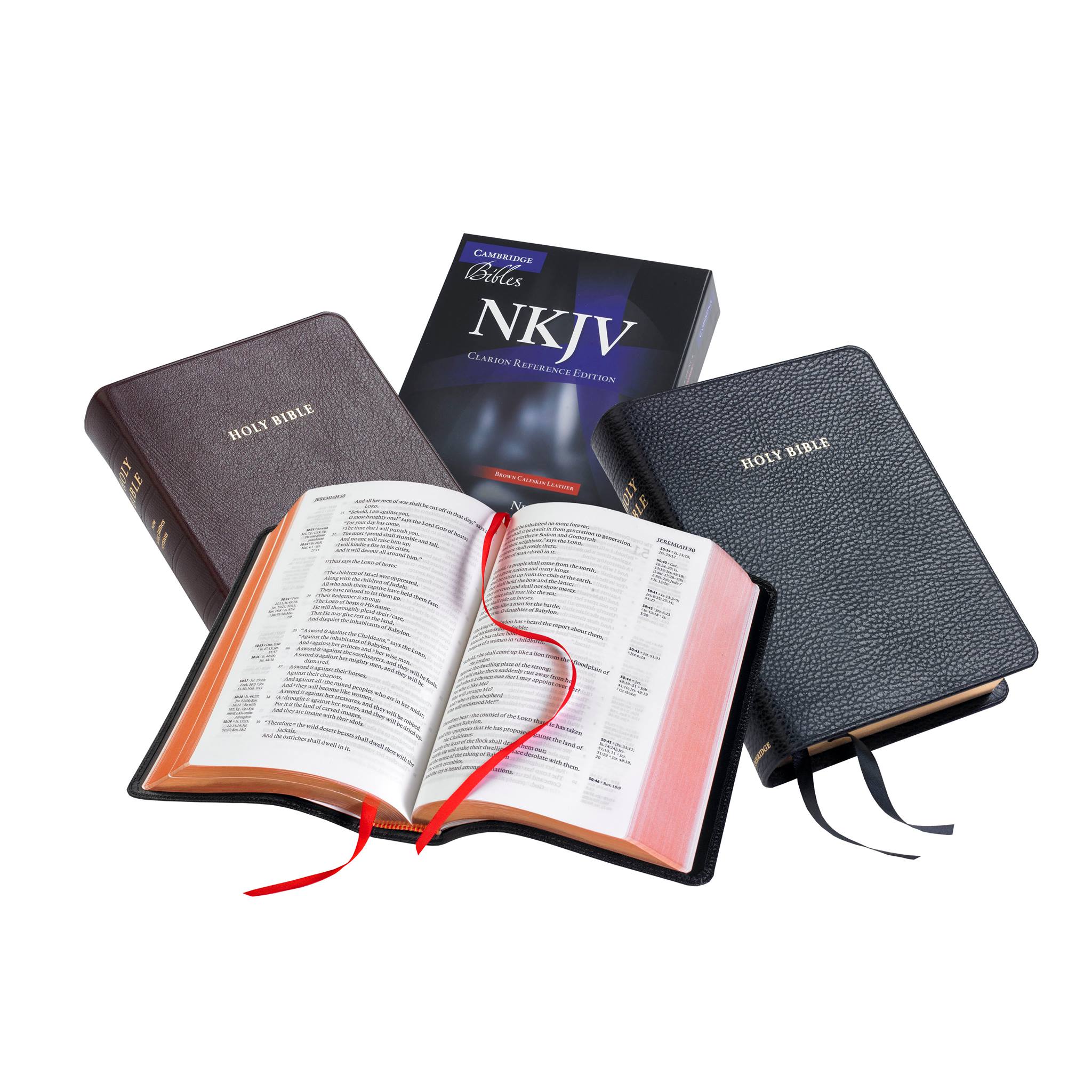 Cambridge NKJV Clarion Reference Bible, Black Goatskin | EvBible.com