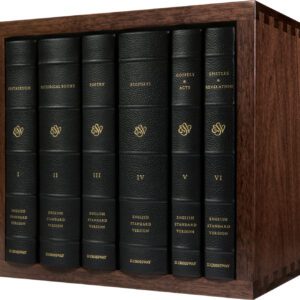 Crossway ESV Reader’s Bible, Six-Volume Set with Chapter and Verse Numbers, Goatskin over Board