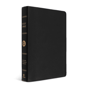 Crossway ESV Large Print Wide Margin Bible, Genuine Leather Black