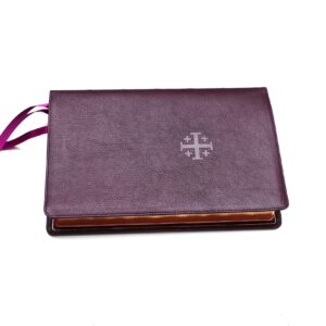 SPECIAL X11: Schuyler Canterbury KJV, Dark Purple Goatskin Bible