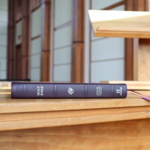 Crossway ESV Heirloom Bible, Thinline Edition, Royal Purple Goatskin