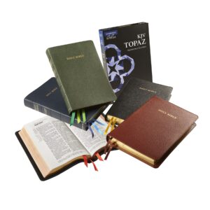 Cambridge Topaz KJV Reference Bible, Black Goatskin