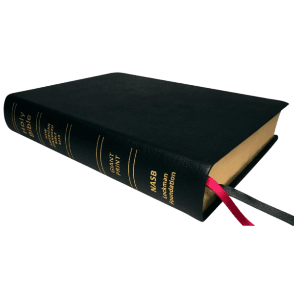 Lockman NASB 2020 Giant Print Text Bible, Black Genuine Leather ...