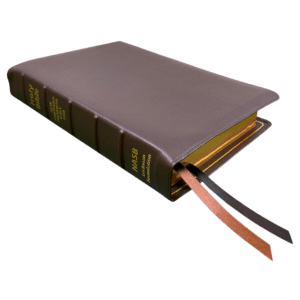 Lockman NASB 2020 Prime Reference Bible, Brown Goatskin