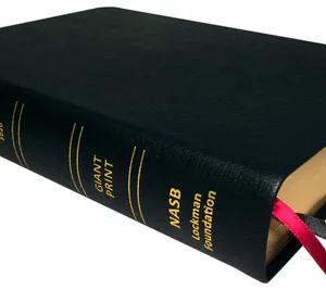 Lockman NASB 2020 Giant Print Text Bible, Black Genuine Leather