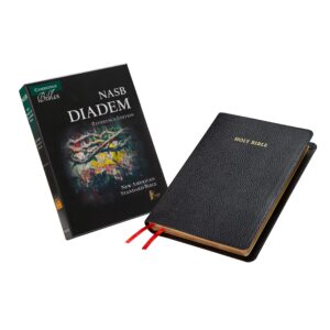 Cambridge NASB Diadem Reference Bible, Black Calf Split Leather, Red-letter Text