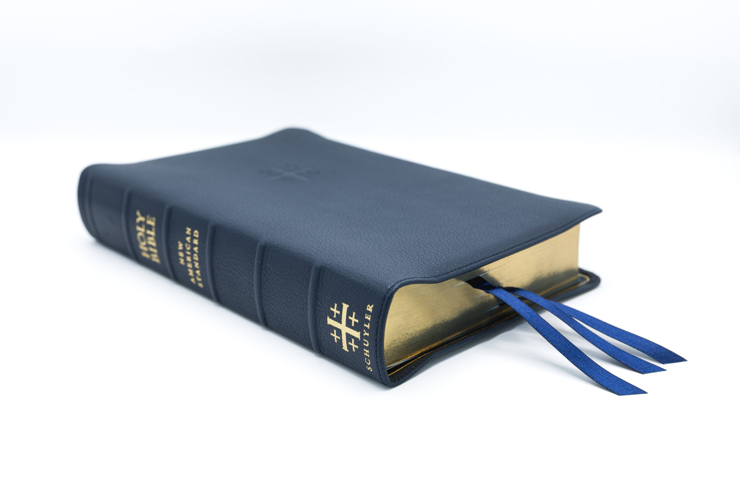 Schuyler Quentel NASB, Imperial Blue Goatskin Bible – PREORDER
