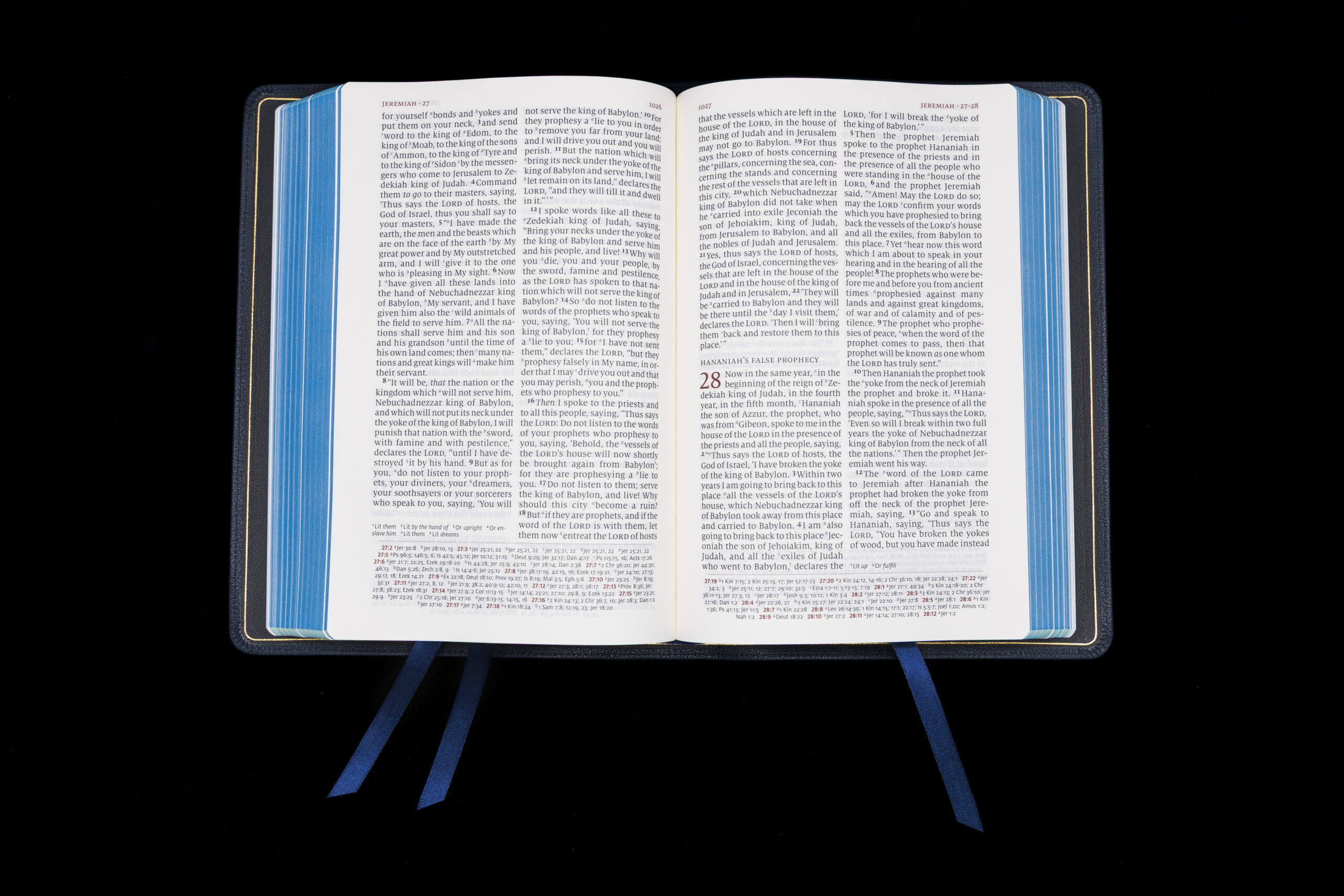 Schuyler Quentel NASB, Imperial Blue Goatskin Bible – PREORDER - Image 3