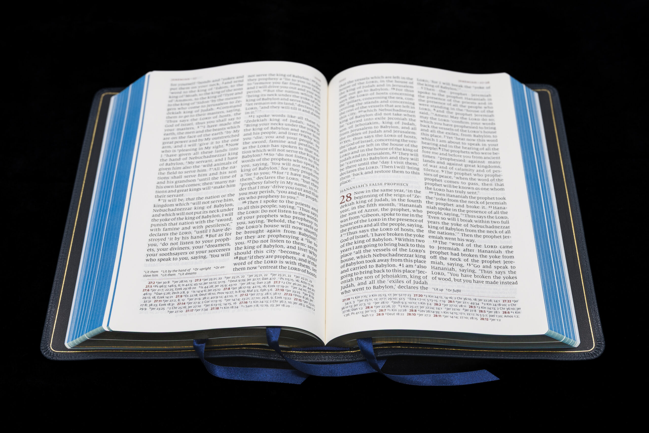Schuyler Quentel NASB, Imperial Blue Goatskin Bible – PREORDER - Image 2
