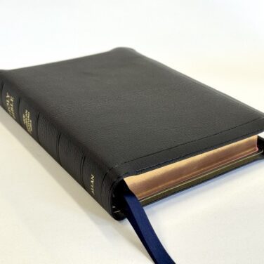 Allan NASB Readers Edition, Black Goatskin Bible