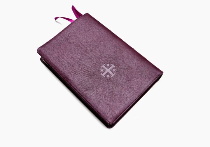 Schuyler Canterbury KJV, Dark Purple Goatskin Bible – PREORDER - Image 4