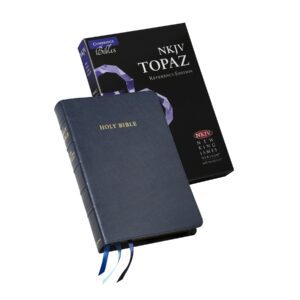 Cambridge NKJV Topaz Reference Bible, Dark Blue Goatskin
