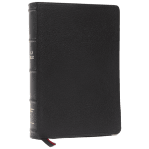 Nelson KJV, Maclaren Series, Large Print Verse-by-Verse Reference Bible, Premium Goatskin Leather, Black