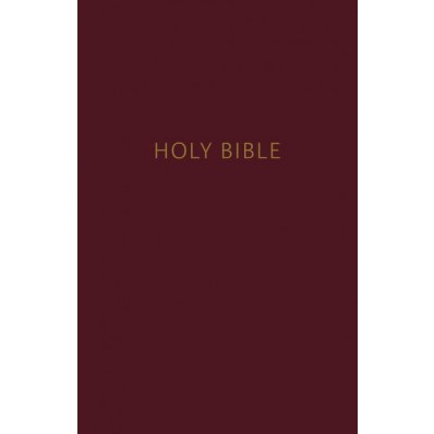 Nelson NKJV Pew Bible, Red Letter Edition, Comfort Print, Burgundy – Case of 24