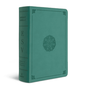Crossway ESV Study Bible, Personal Size (TruTone, Turquoise, Emblem Design)