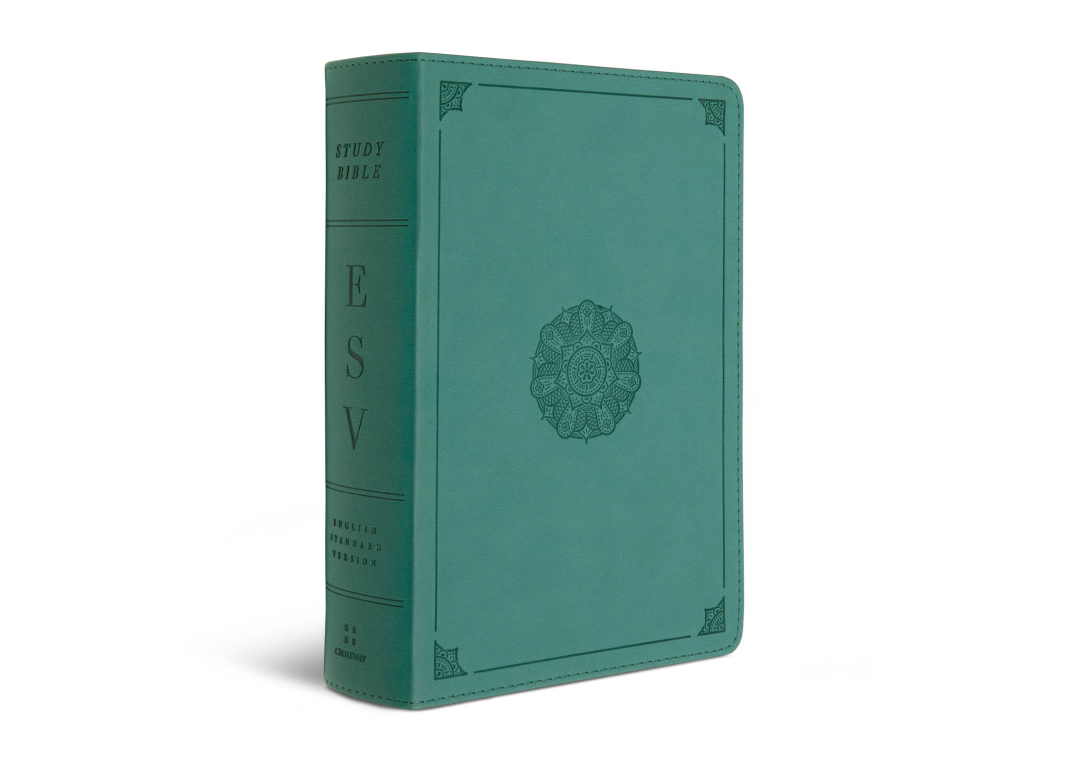 Crossway ESV Study Bible, Personal Size (TruTone, Turquoise, Emblem ...