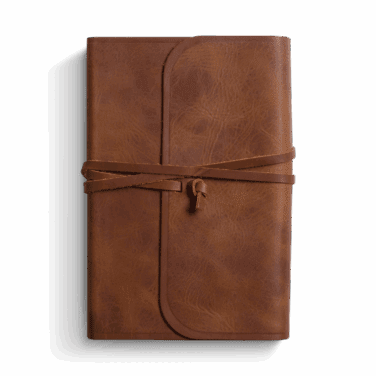 Crossway ESV Thinline Bible, Red Letter, Natural Leather, Brown, Flap with Strap