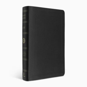 Crossway ESV Large Print Personal Size Bible (Genuine Leather, Black)