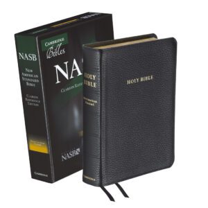 Cambridge NASB Clarion Reference Bible, Black Calf Split