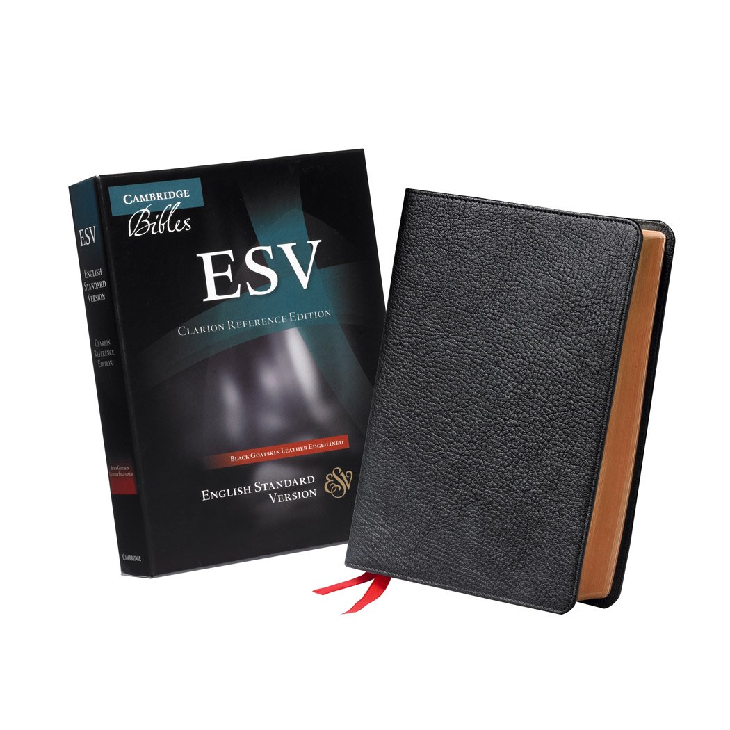 Cambridge ESV Clarion Reference Bible, Black Goatskin Leather