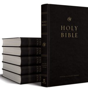 Crossway ESV Pew Bible, Black – Case of 24