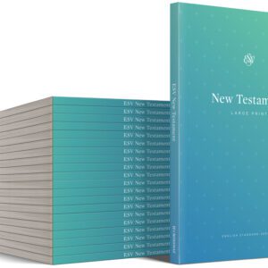 Crossway ESV Outreach New Testament, Large Print, Blue – Case of 40