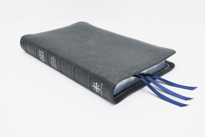 Schuyler Quentel ESV, Full Yapp Black Pearl Calfskin Bible – PREORDER