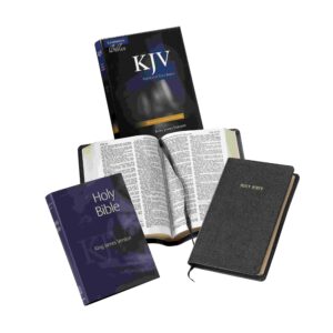 Cambridge KJV Standard Text (Emerald) Bible, Black French Morocco – Black Letter