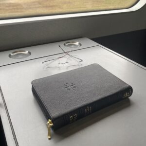 Schuyler Personal Size Quentel CSB, Black Goatskin Bible, Zipper Edition