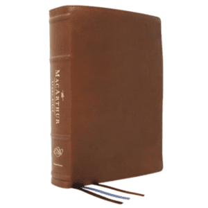 Nelson ESV MacArthur Study Bible, 2nd Edition, Premium Goatskin Leather, Brown, Premier Collection
