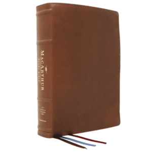 Nelson NASB MacArthur Study Bible, 2nd Edition, Premium Goatskin Leather, Brown, Premier Collection