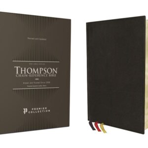 Zondervan KJV Thompson Chain-Reference Bible, Premium Goatskin Leather, Black, Premier Collection