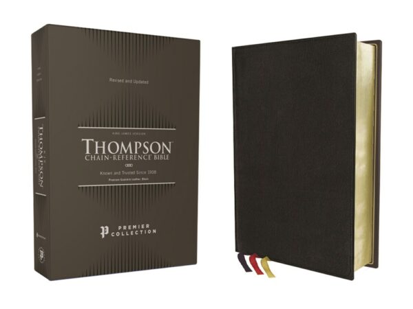 Zondervan KJV Thompson Chain-Reference Bible, Premium Goatskin Leather ...