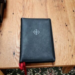 SPECIAL G14:  Schuyler Quentel RSV, Full Yapp Black Goatskin Bible